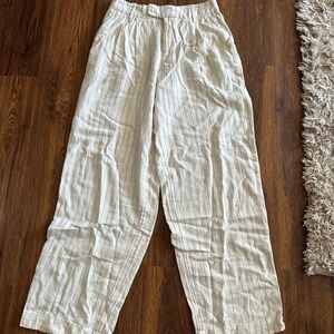 Target White Striped Pants